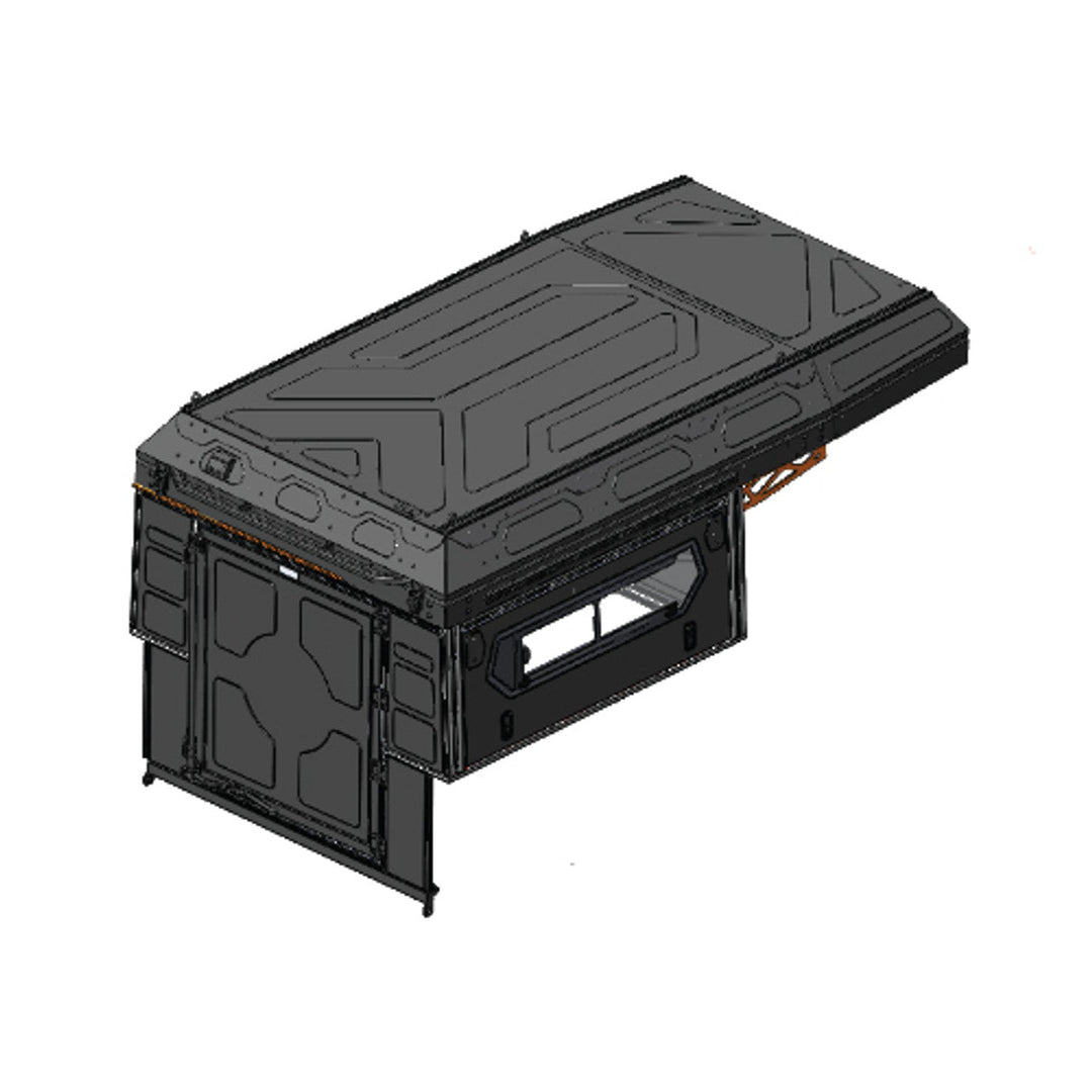 Alu-Cab ModCAP XC Camper for Mid-Size 6' Beds