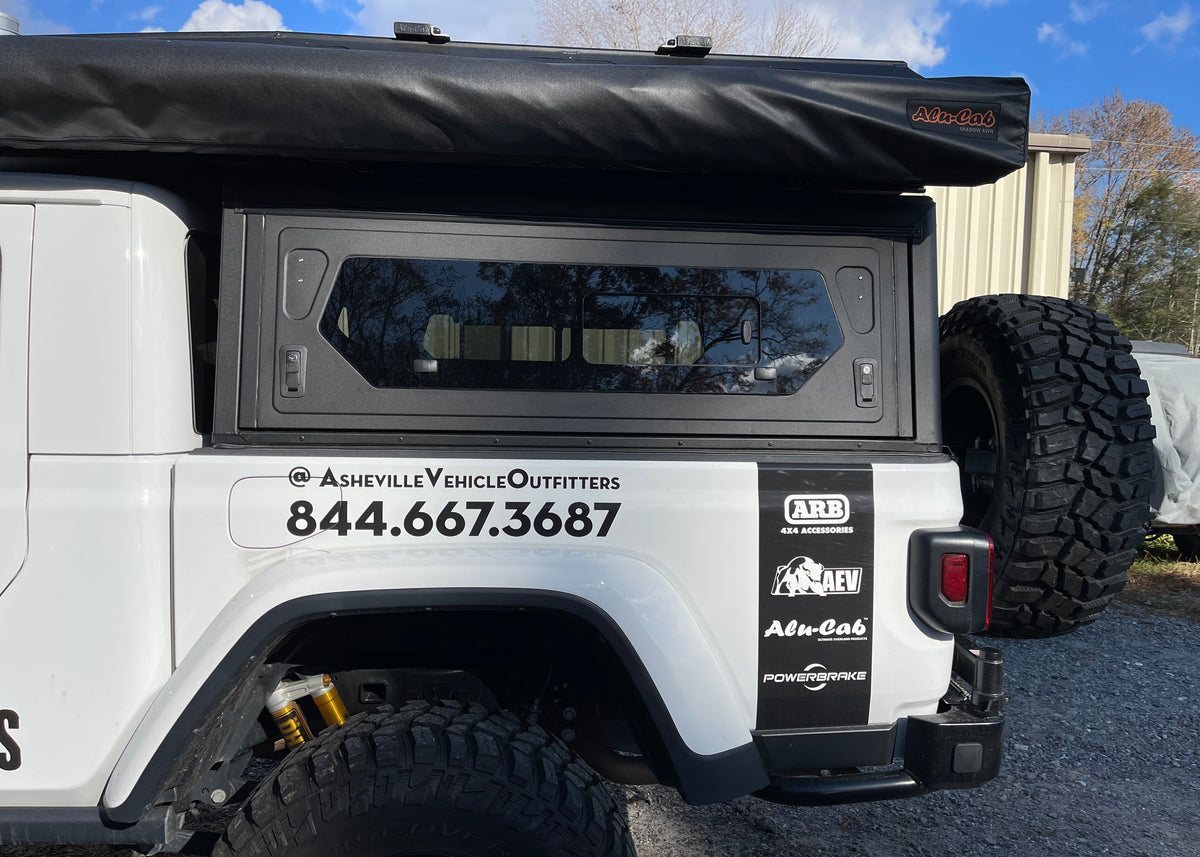 AluCab Contour Canopy For 2016+ Toyota Asheville Vehicle