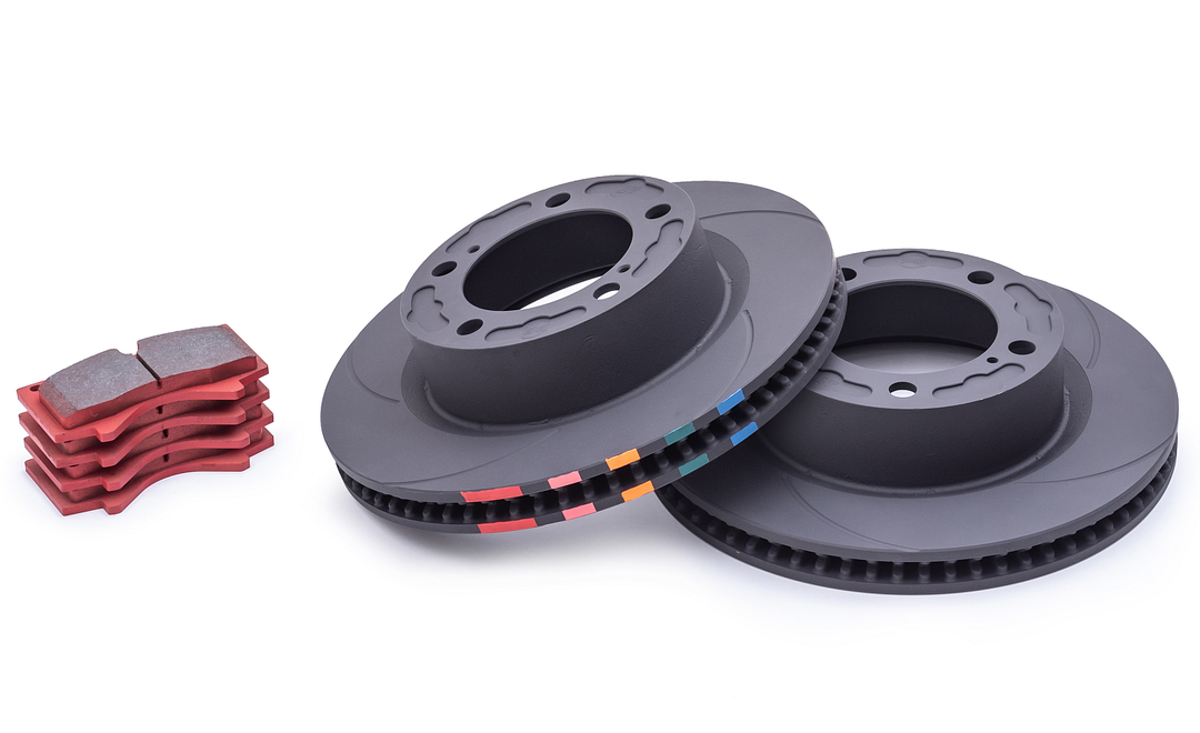 Powerbrake D-Line Rotor & Pad Kit