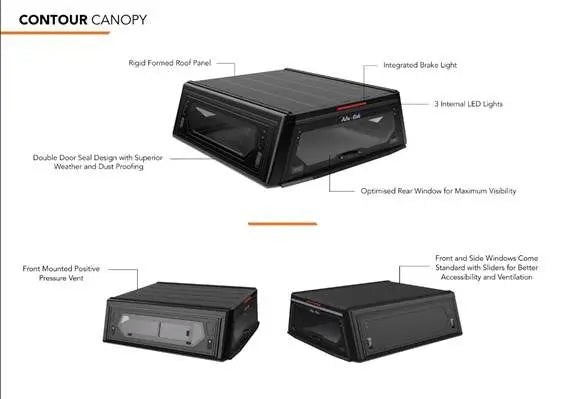 Alu-Cab Contour Canopy for Mid-Size